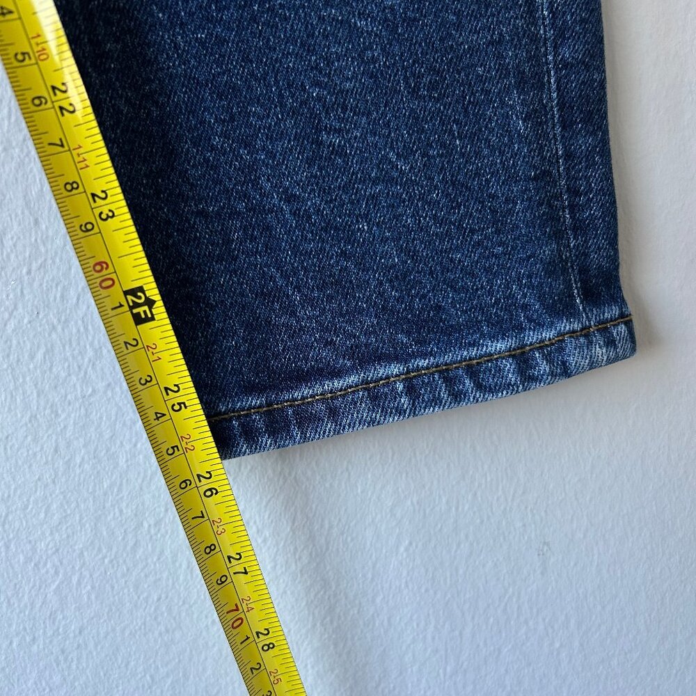 RE/DONE 90s High Rise Straight Jeans Women 27 Cropped Ankle Denim - Picture 10 of 10